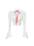 Black Chiffon Shirt Long Sleeve Tops Fashion Sexy Underbust Corset Women Bustier Tube Patchwork Fishbone Crop Tops 2023