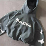 Zingj High Street Popular Logo Letter Print Hoodie Suit For Men And Women Hip Hop Street Loose