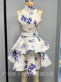 Women's Clothing 2025 Summer New Hanging Neck With Flower