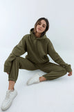 And Winter Women's Casual Fashion Thick Long-Sleeved Trousers Two