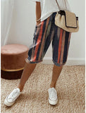 Women's Cotton Bag Loose Slacks Women's Trousers Five-Point