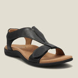 Wind Sandals Women 2025 Summer Flat Bottom Magic Sticker Beach Cool