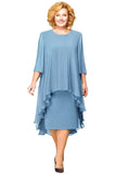 Shipping Mother of The Bride Dresses 2021 Chiffon Plus Size Long Sleeve Party Gown robe de soir¨¦e de