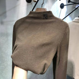 Zingj Korean Version Of Long-Sleeve T-Shirt Women's