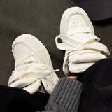 Shoes To Destroy The Aesthetic Double Shoes Tongue National Trend Men's Shoes Men's Fashion Shoes Bread Shoes Men's And Women's Same Small White