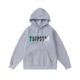 Rainbow Gradient Letter Tiger Head Printing Ins Trendy Sweater Trousers Jogging