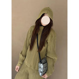 Folded Women's Line Dress Women Seven-Sleeved Small V-Neck Fashion Simple Temperament Commuting Long