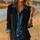 Shein Autumn And Winter Western Wind Imitation Leather Taut Locomotive Jacket