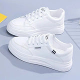 Small White Shoes Women In The Autumn Of 2025 New Korean Version Of The Solid Color Student Sneakers Trend Casual