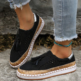 Tuk-So Single-Shoe Women 2025 New Round Head Flat-Soled Feet Hollow Casual Women's