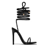 Leisure Comfortable With Roman Tip Fine Heel