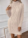 And Winter New High-Collared Collared Turtleneck Sweater Knitted Long-Sleeved