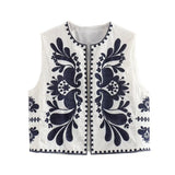 New Embroidery Round Cardigan Fashion Horse