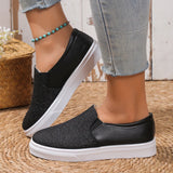 Autumn New Large-Size Women's Shoes Single Shoes Flat Shoes One Foot Casual Women's