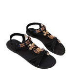 Women's Fashion Big Size 2025 Summer New Round Head Breathable Casual Women's