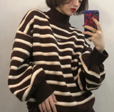 Grandma Striped SweaterOutfit