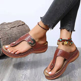 Women's Large Code 2025 Spring And Summer New Fashion Heel Clippings Wearing Beach Slippers Women's