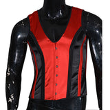 Color Butt Red Black Vest Men's Body