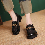 Time 99] Airable Mesh Black Lefu Shoes Women's Summer Mesh Single Shoes To Increase The Thick Bottom Small Leather