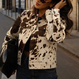 Women's ZA Autumn And Winter New Street Fashion Casual Color Printing This Quality