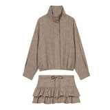New Linen Multi-Color Belt Loose Shirt