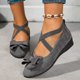 2025 New Large-Size Tip-Tloping Single Shoes Women's Bean Shoes Sports Casual