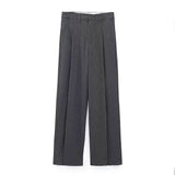 Winter New Women's Pinstripe Long Suit Jacket Vest And Trousers