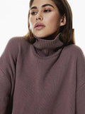 Multi-Color High-Necked Solid-Color Sweater Women Loose Collar Collar Collar Women's Clothing