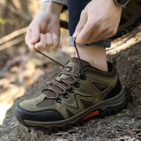 And Autumn 2025 New Low-Top Lace Hiking Shoes Men's Outdoor Shoes Large-Size Cross-Country Hiking