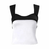 Zingj Summer New Fashion Sexy Backless Color Slim Slim Short Sleeveless Vest