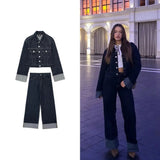 Women's INS Explosion Denim Jacket Jacket Horned