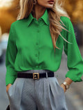 Years Of Shein Leisure Spring And Autumn Long-Sleeved Western Wind Women's Shirt