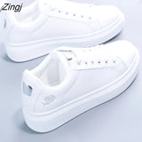 Women Casual Shoes New Spring Women Shoes Fashion Embroidered White Sneakers Breathable Flower Lace-Up Women