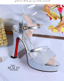 Women's 2025 New Summer Temperament And Heel Without Tired Waterproof Table Fashion High