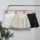 Style Glide Half-Dress Lumbar Buds Small Black Dress Anti-Light A Word Umbrella Skirt
