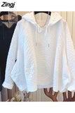 Women Spring Trendy Korean Solid All-match Loose Popular College Young Female Simple Ins Cozy Hot Sale Fashion
