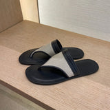 Version Of The Small Retro Simple Flip-Flop Women 2025 Summer New Flat-Bottomed Fashion Outside Wearing Toe Cool Drag Women's