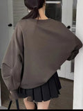 Women's Autumn And Winter Bat Sleeves With Free Clothing Loose