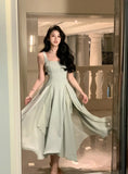 Zingj Elegant Ruffles White Midi Dresses 2023 Summer New Evening Party Women Clothes Fashion Sundress Birthday Ladies Dresses 211-1-Outfit