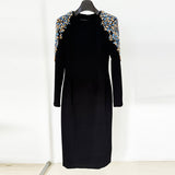 Autumn And Winter New Star Fashion Heavy Industry Nails With Long Sleeves Long-Sleeved Long