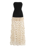 Design-Sense T-Mear Dress Woman 2025 Spring/Summer New Fashion Round Screen Splicing High-End Coloring