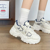 White Shoes Women In 2025 Summer New Mesh Breathable Skirts Fashion Red Student