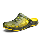 Men's Summer 2025 New External Wear Casual Cool Drag Men's Baotou Hole Beach Shoes Dual-Use Cool