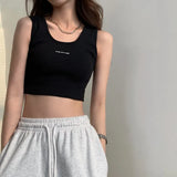 Zingj Sling Thread Vest Female Summer Versatile Show Thin Back Outside The Design Sense Of Small Outdoor Sports Top