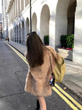 Urchin Toka Fur Coat Teddy Curly Wool Coat Warm Royal Sister