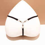 T-Shirt Trousers Women Scarless Bow Iron Ring Diamond Ornament 2025 New Low-Rise Cotton Crotch Girl Hot