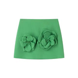 New Simple Waistcoat Floral Dress Half-Piece