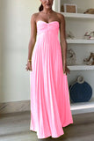 Women's Dress Solid Color Thoracic Skirt Skirt Sleeveless Fashion New Female