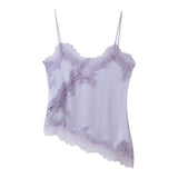 Women's 2025 Summer New Fashion Sexy Lace Decoration Underwear Blouse