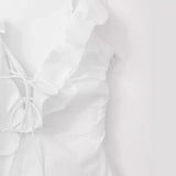 New Laminated Decorative Trench Coat Fabric Long Dress